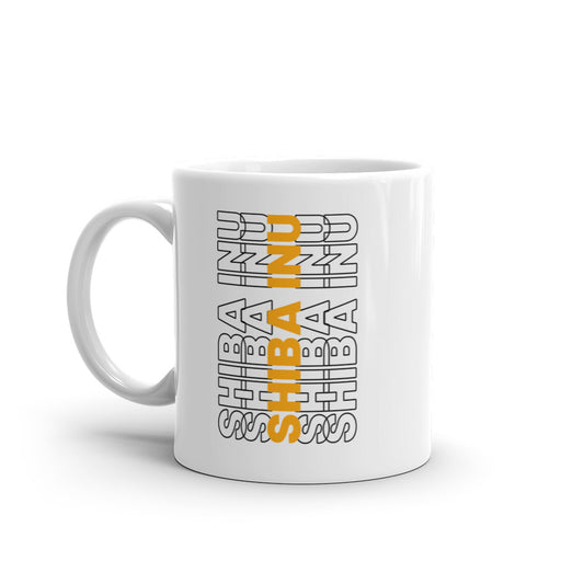 Shiba Inu White glossy mug