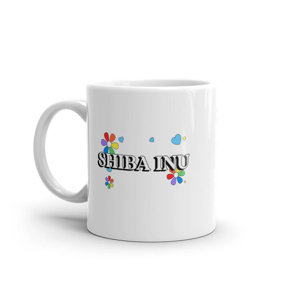 Shiba Inu White glossy mug