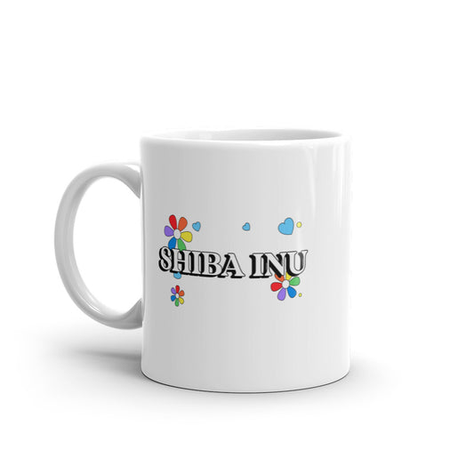 Shiba Inu White glossy mug