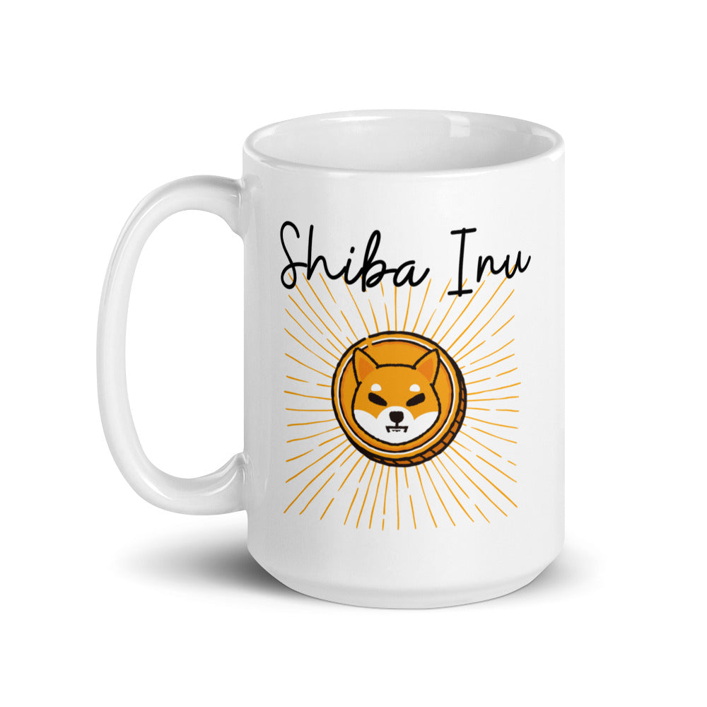 Shiba Inu White glossy mug