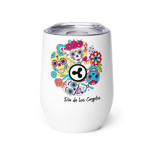 Dia De Los Crypto (Ripple) Wine Tumbler