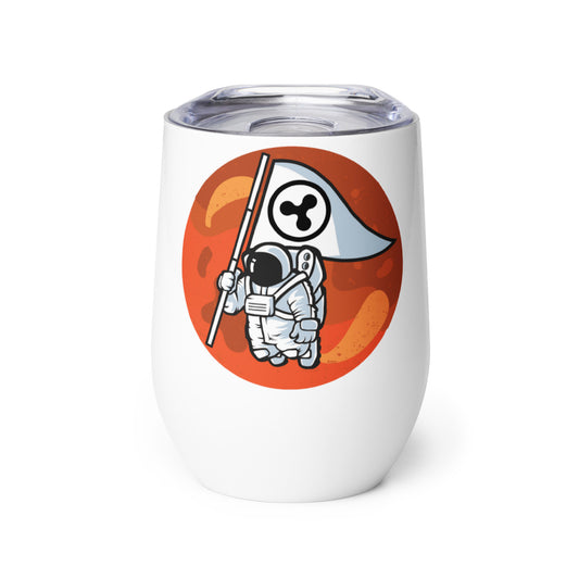Ripple To The Moon Wine Tumbler