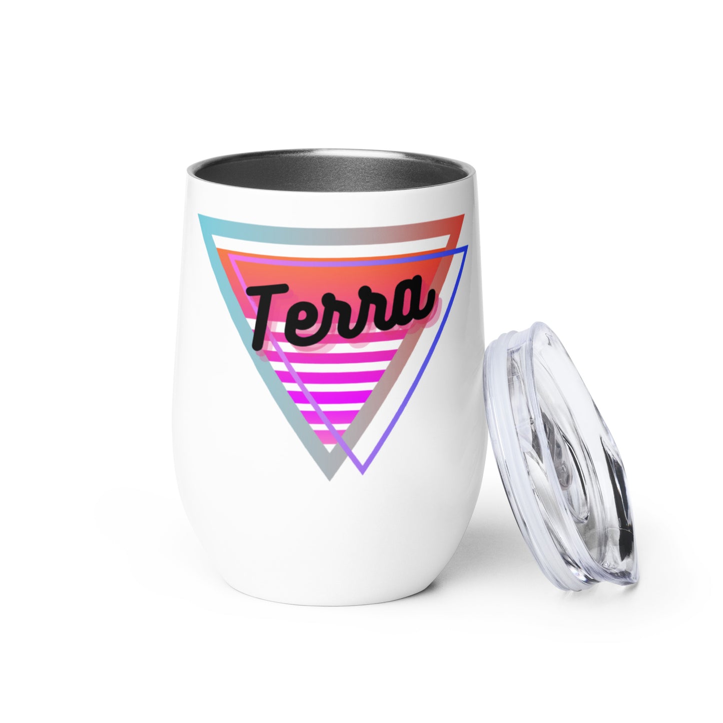 Terra Neon Triangle Wine Tumbler