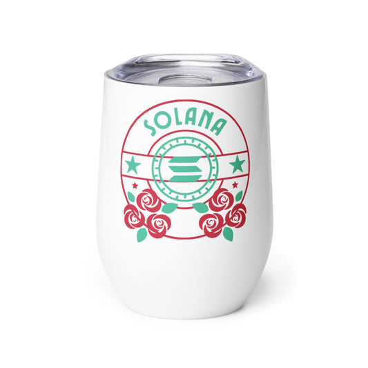 Rosy Solana Wine Tumbler