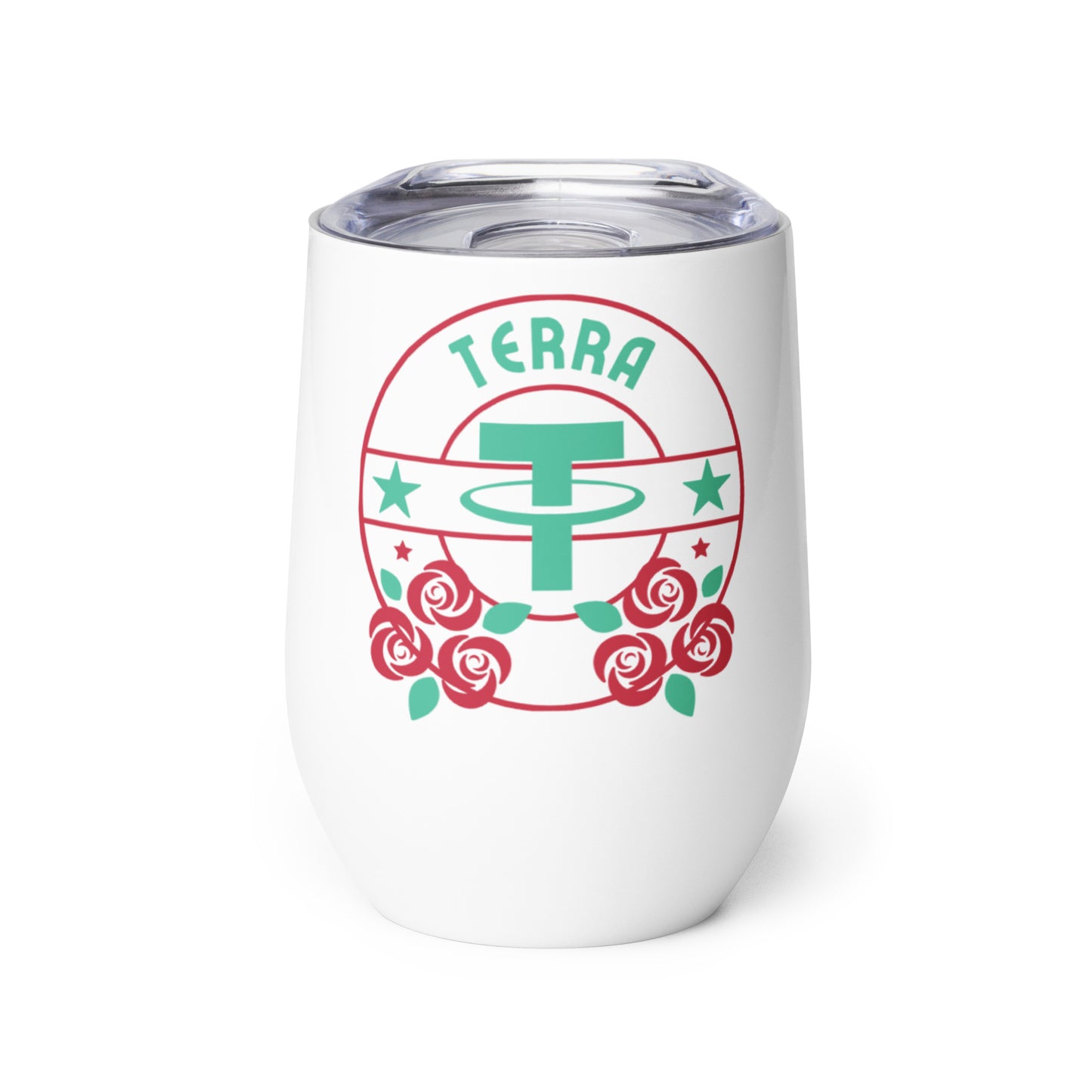 Rosy Terra Wine Tumbler