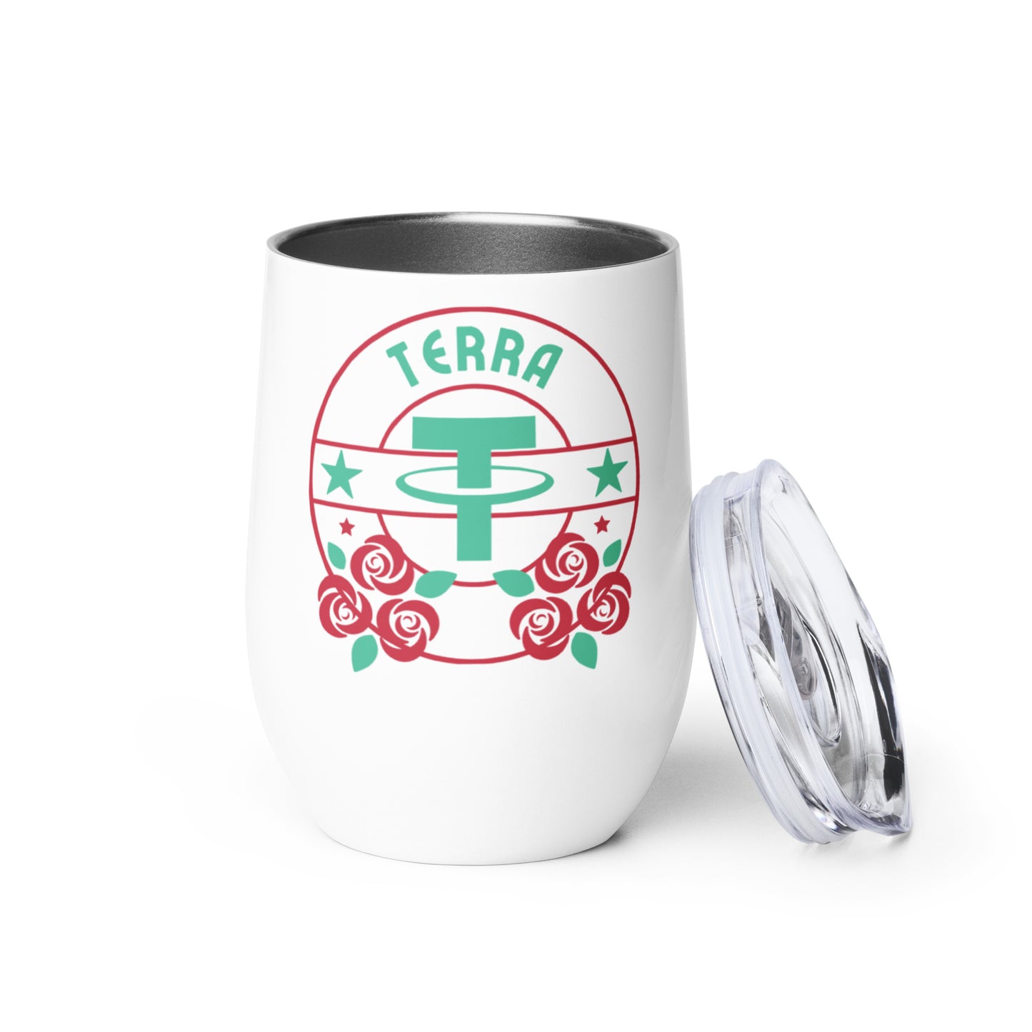 Rosy Terra Wine Tumbler