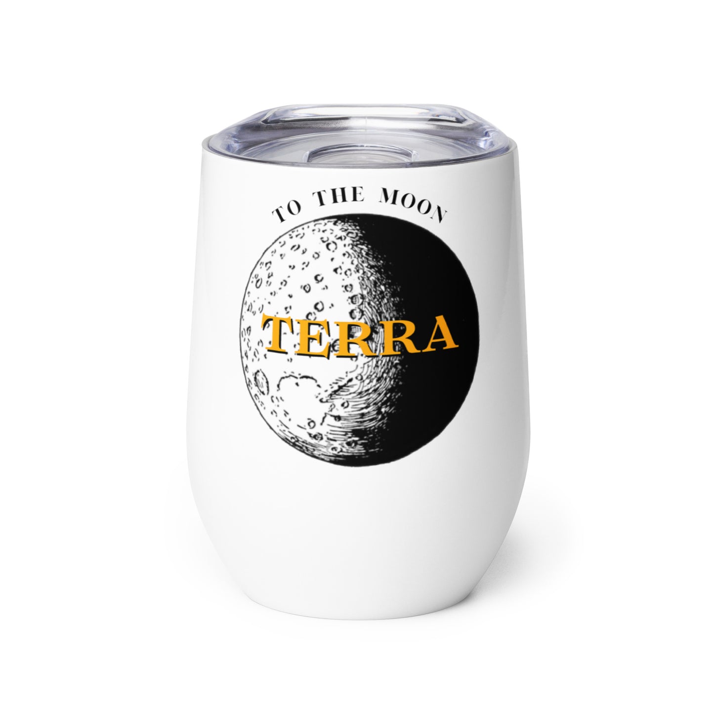 Terra To The Moon Wine Tumbler