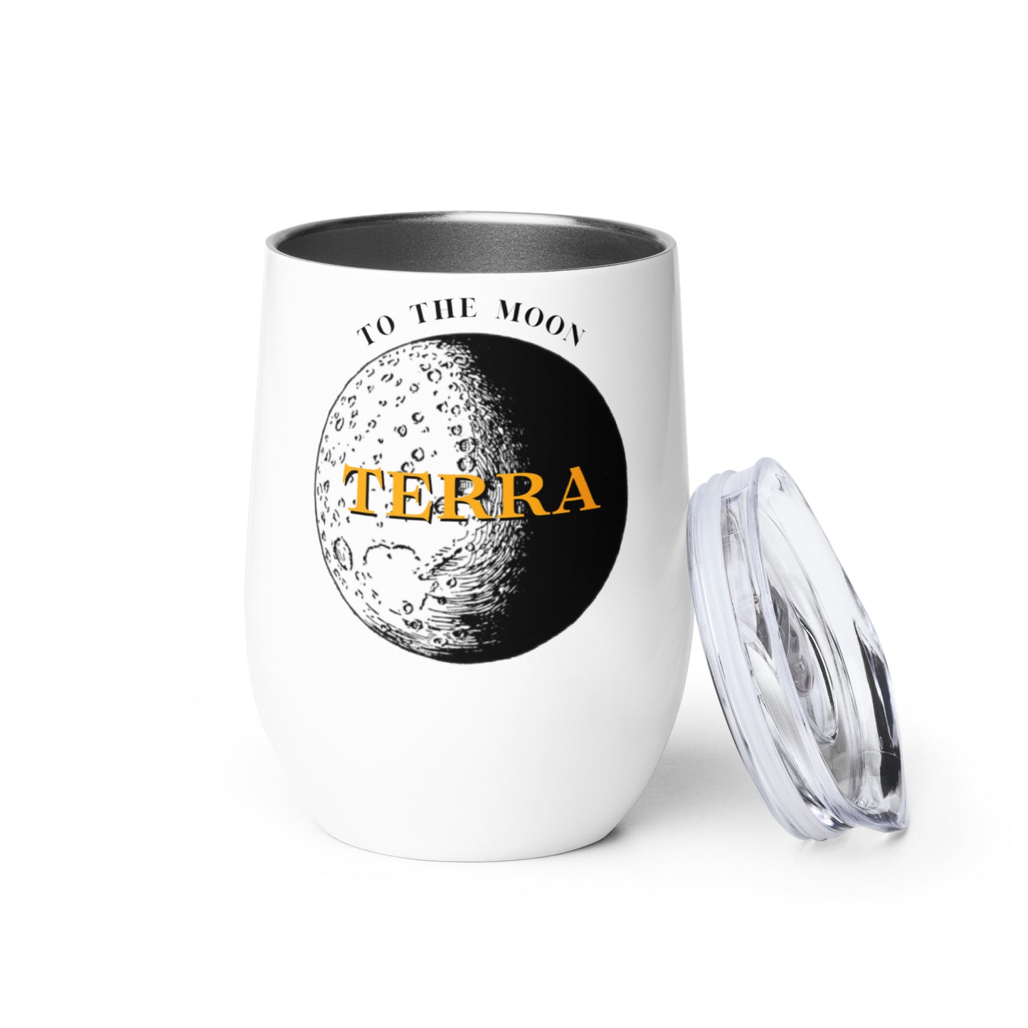 Terra To The Moon Wine Tumbler