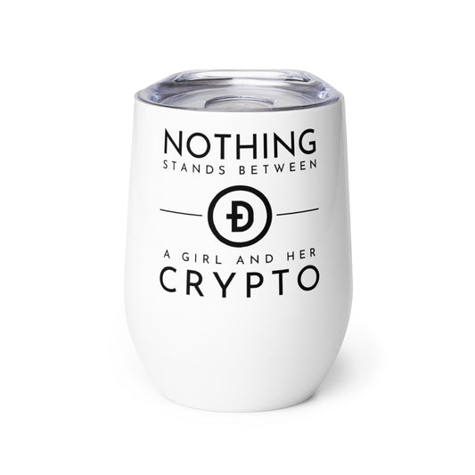 Dogecoin Wine Tumbler