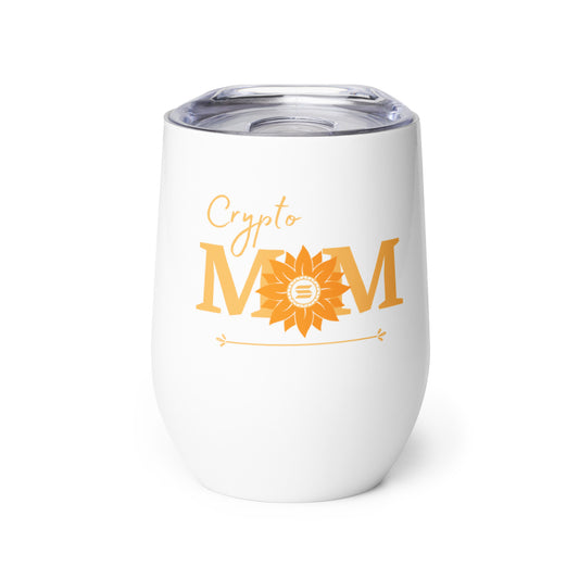 Solana Crypto Mom Wine Tumbler
