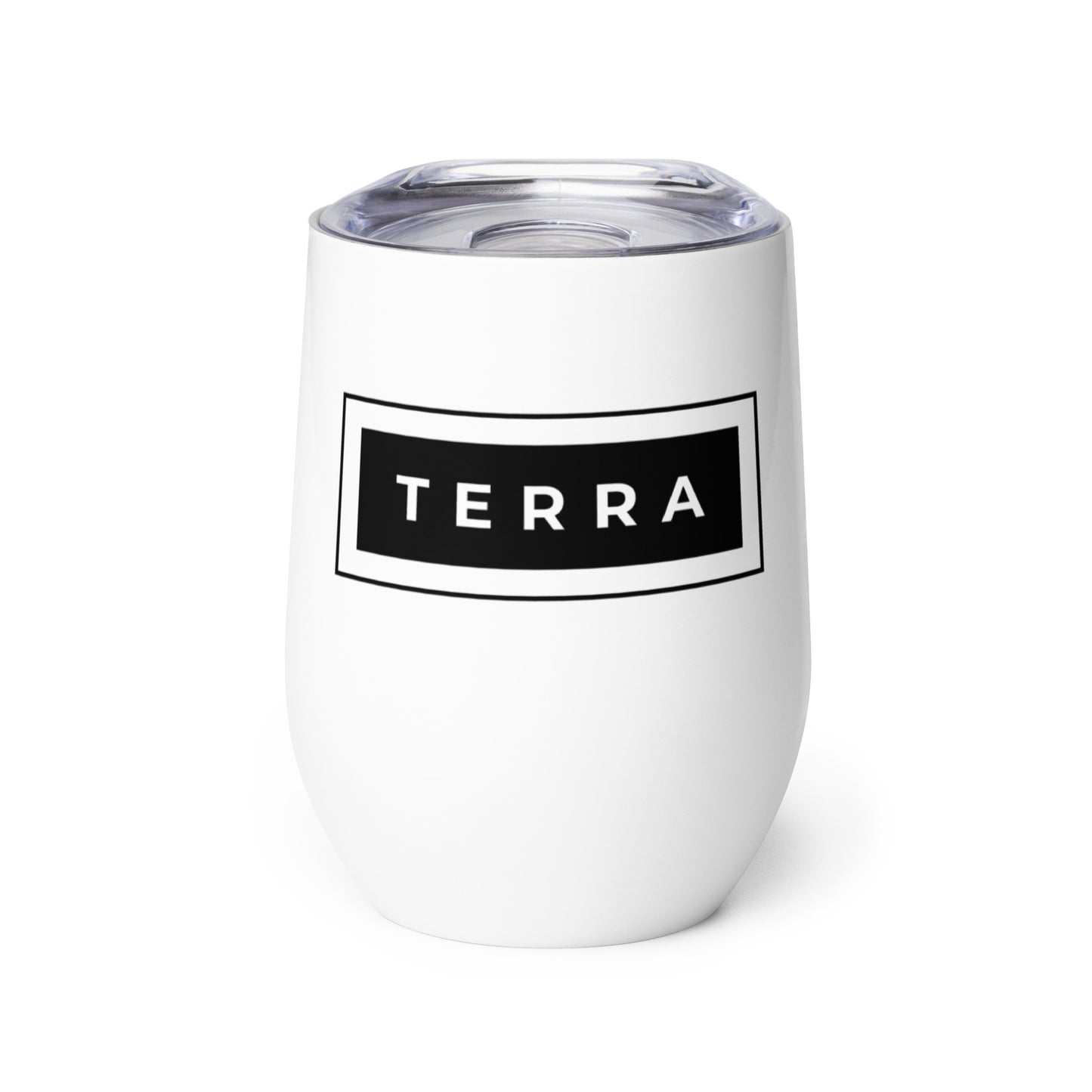 Terra Black Stripe Wine Tumbler
