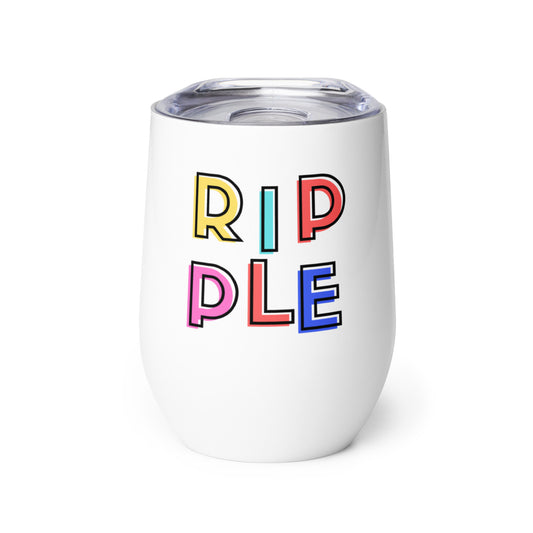 Ripple Colors Wine Tumbler