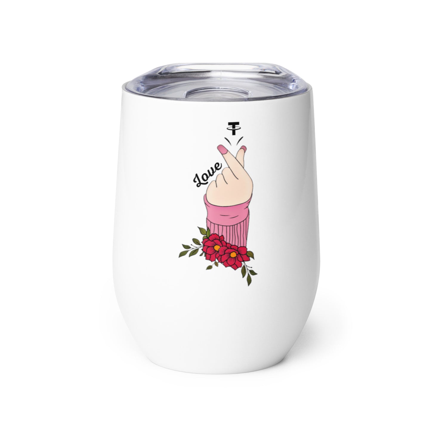 Terra Finger Heart Wine Tumbler