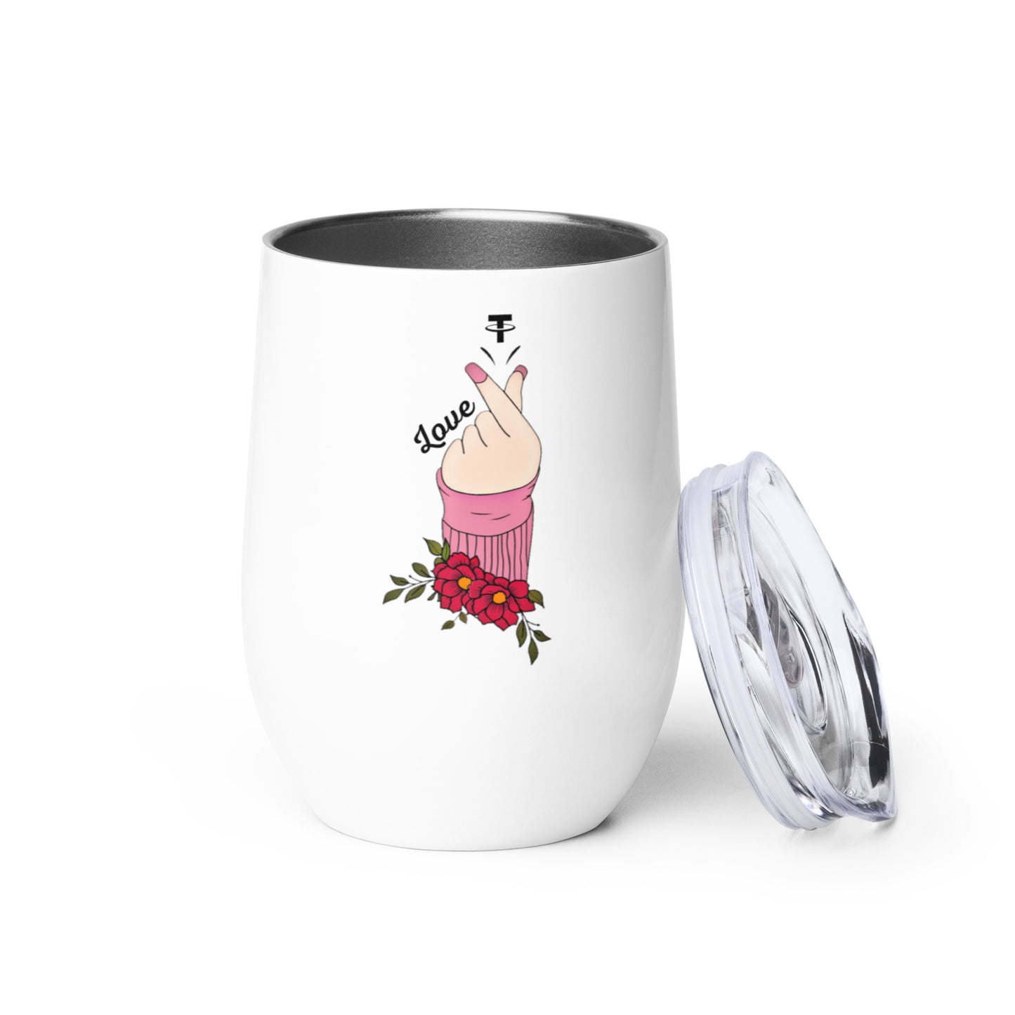 Terra Finger Heart Wine Tumbler