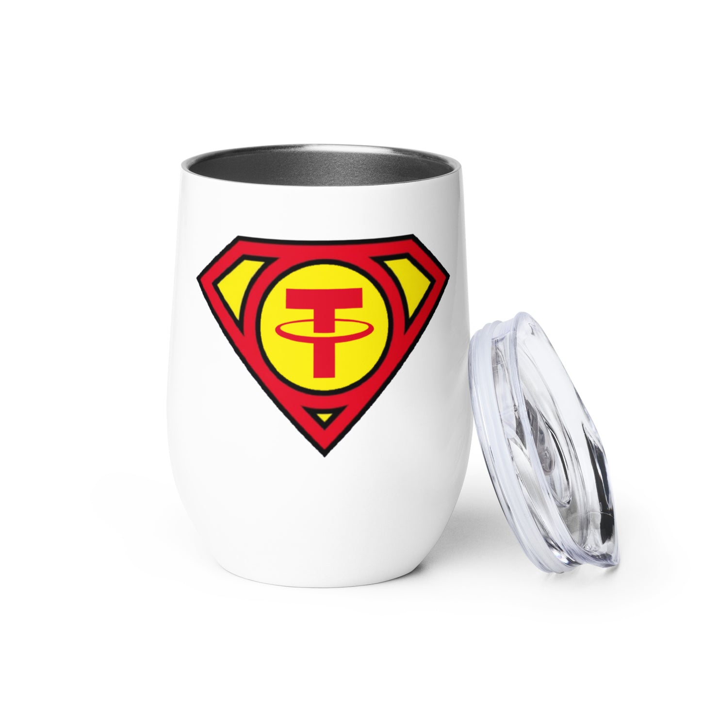 Tether Super Crypto Wine Tumbler