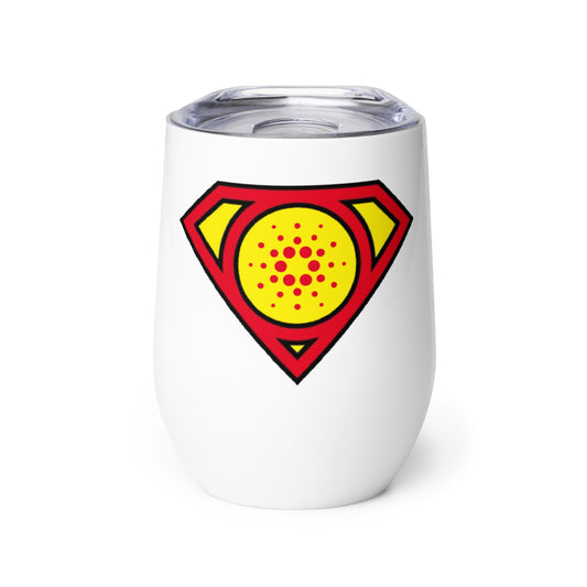 Cardano Super Crypto Wine Tumbler