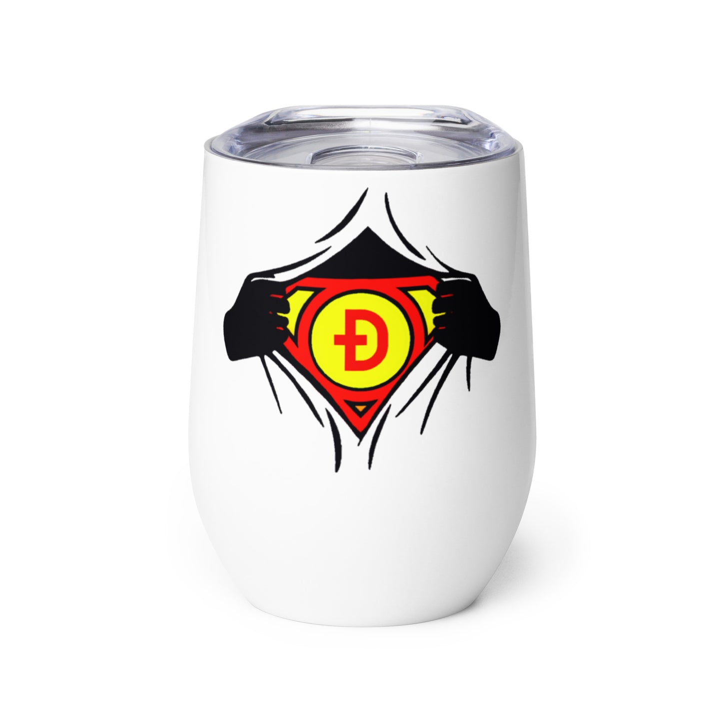 Dogecoin Super Crypto Wine Tumbler