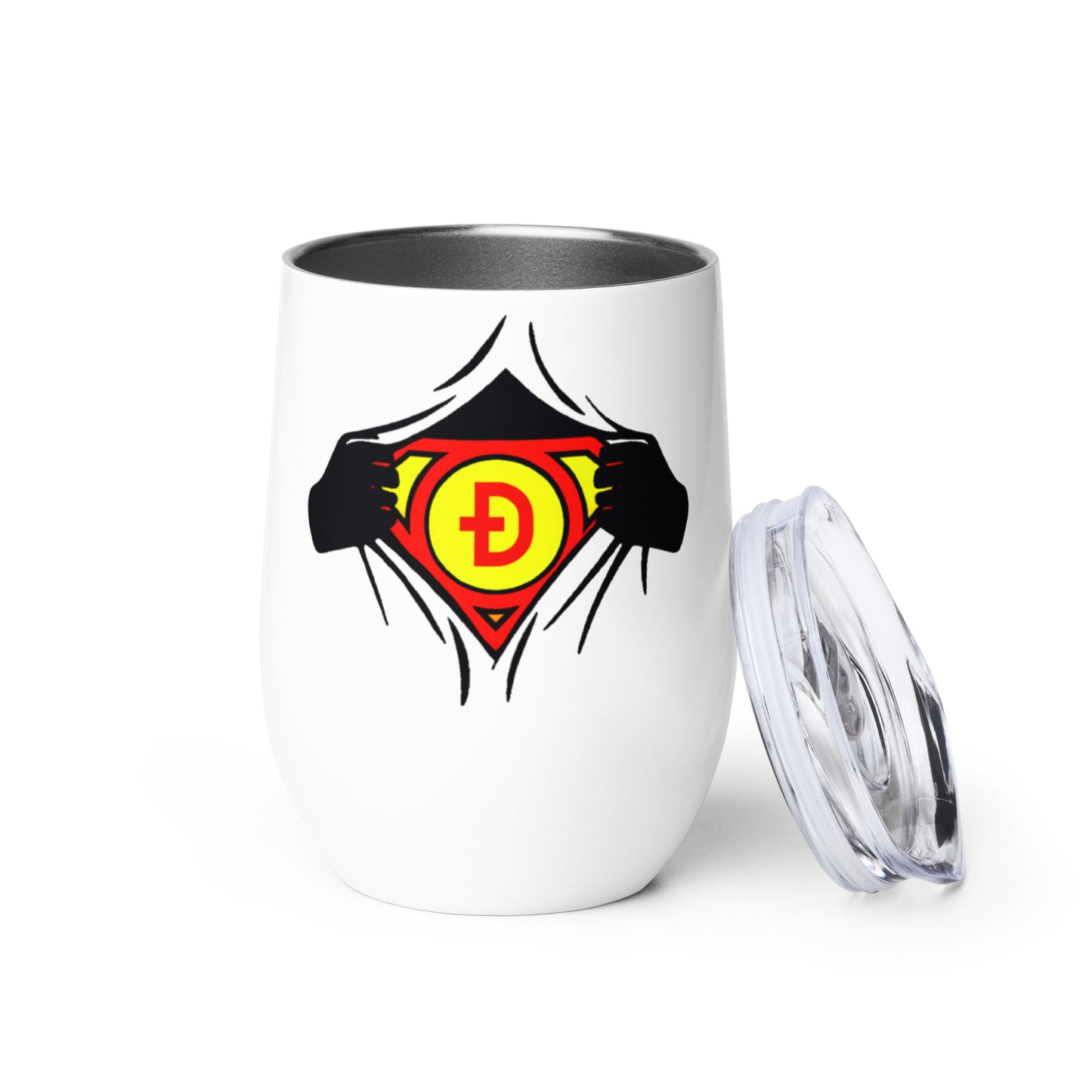 Dogecoin Super Crypto Wine Tumbler