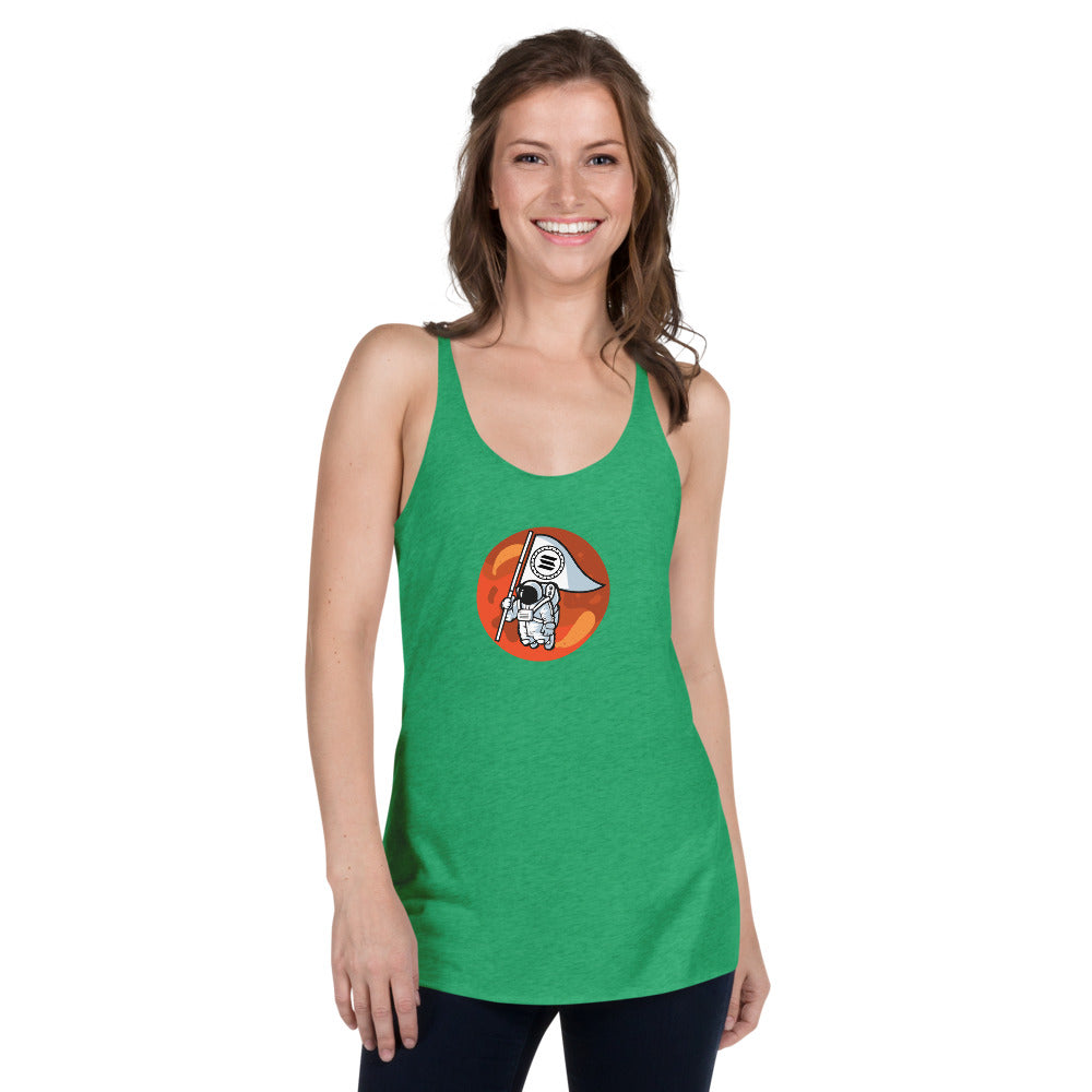 Solana To The Moon Women's Racerback Tank